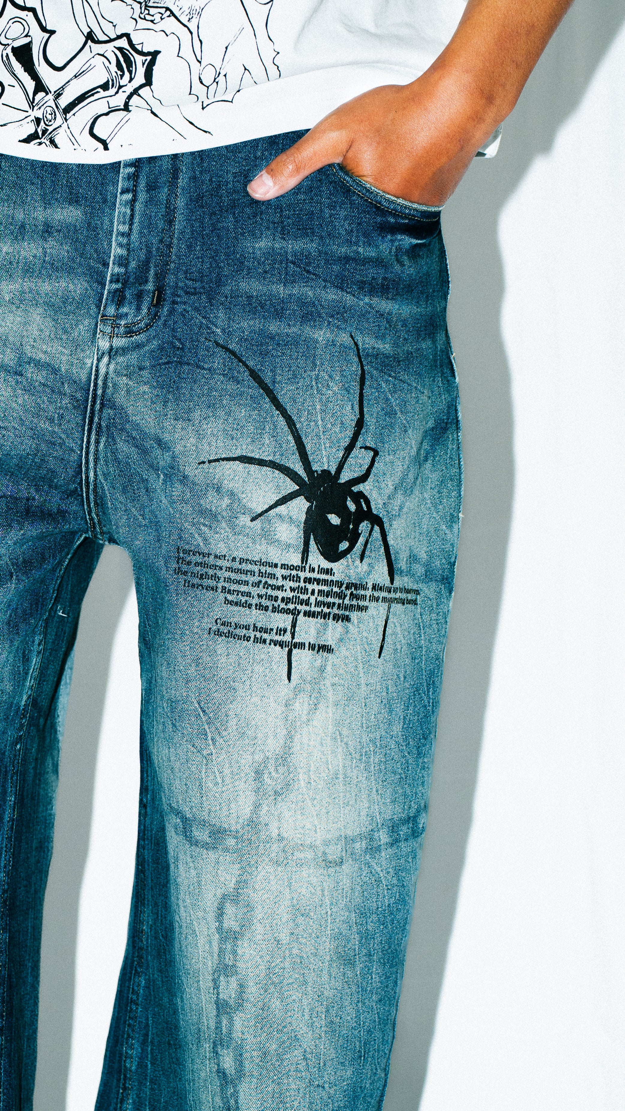 "REQUIEM" HXH jeans